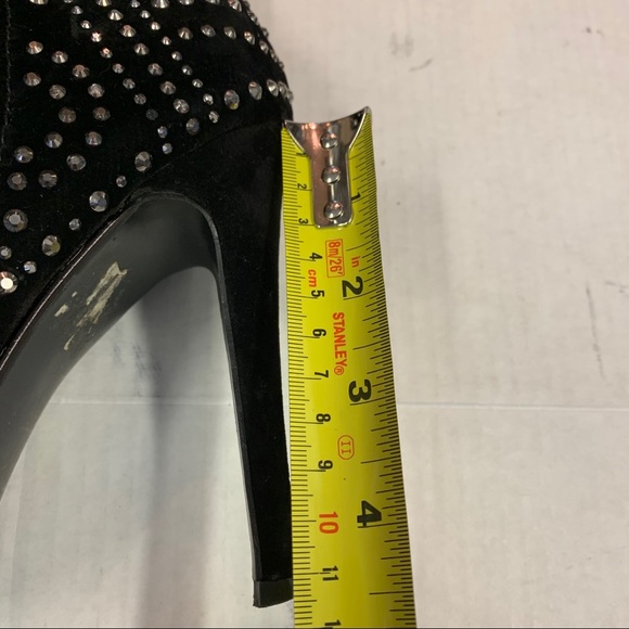 Western black cowgirl Embellished high heel boots - Picture 9 of 16